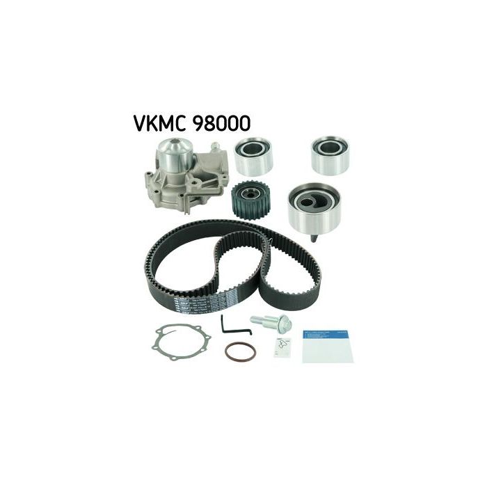 Vandens siurblio ir paskirstymo diržo komplektas SKF VKMC 98000