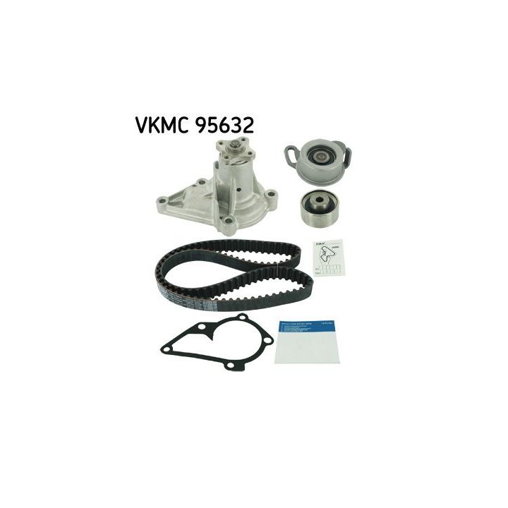 Vandens siurblio ir paskirstymo diržo komplektas SKF VKMC 95632