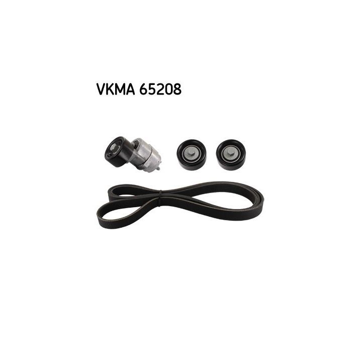 V formos rumbuotas diržas, komplektas SKF VKMA 65208