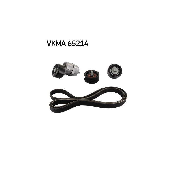 V formos rumbuotas diržas, komplektas SKF VKMA 65214