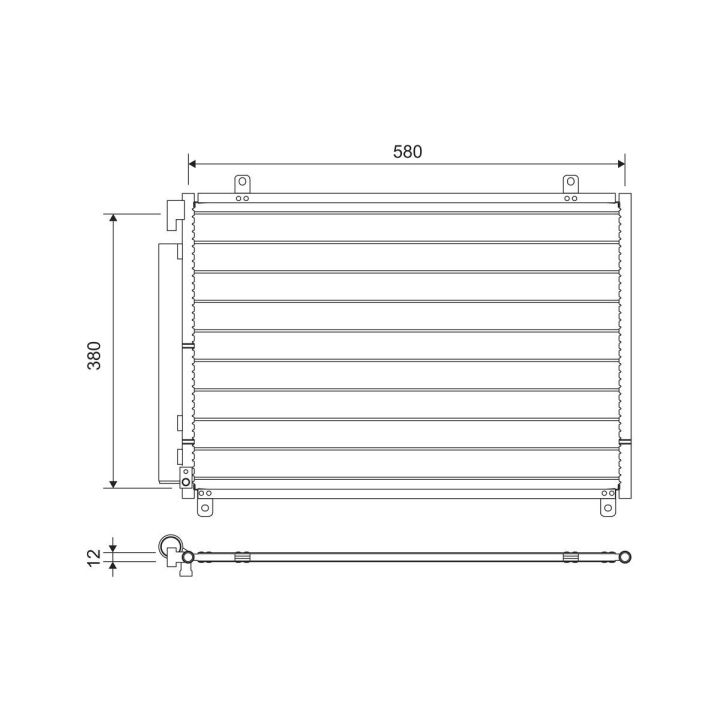 Kondensatorius, oro kondicionierius VALEO 822659