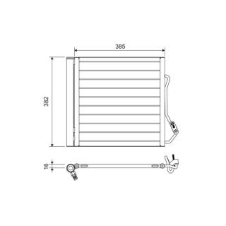 Kondensatorius, oro kondicionierius VALEO 822639