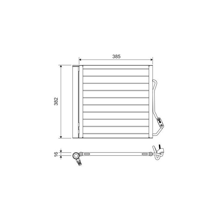 Kondensatorius, oro kondicionierius VALEO 822639
