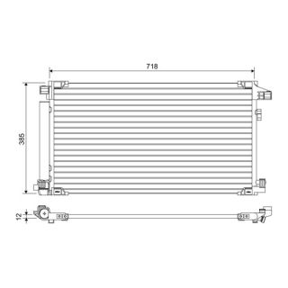 Kondensatorius, oro kondicionierius VALEO 822658