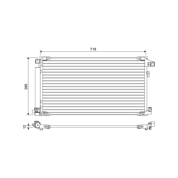 Kondensatorius, oro kondicionierius VALEO 822658