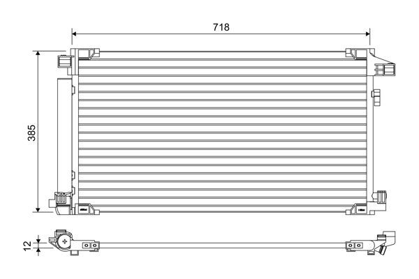 Kondensatorius, oro kondicionierius VALEO 822658
