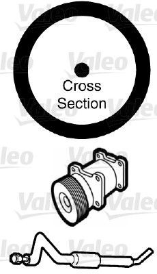 Tarpiklis, aušinimo skysčio vamzdelis VALEO 509308