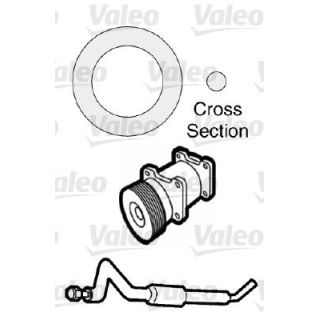 Tarpiklis, aušinimo skysčio vamzdelis VALEO 509741