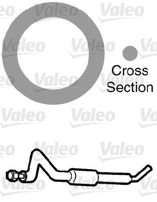 Tarpiklis, aušinimo skysčio vamzdelis VALEO 509761
