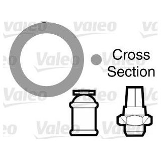Tarpiklis, aušinimo skysčio vamzdelis VALEO 509768