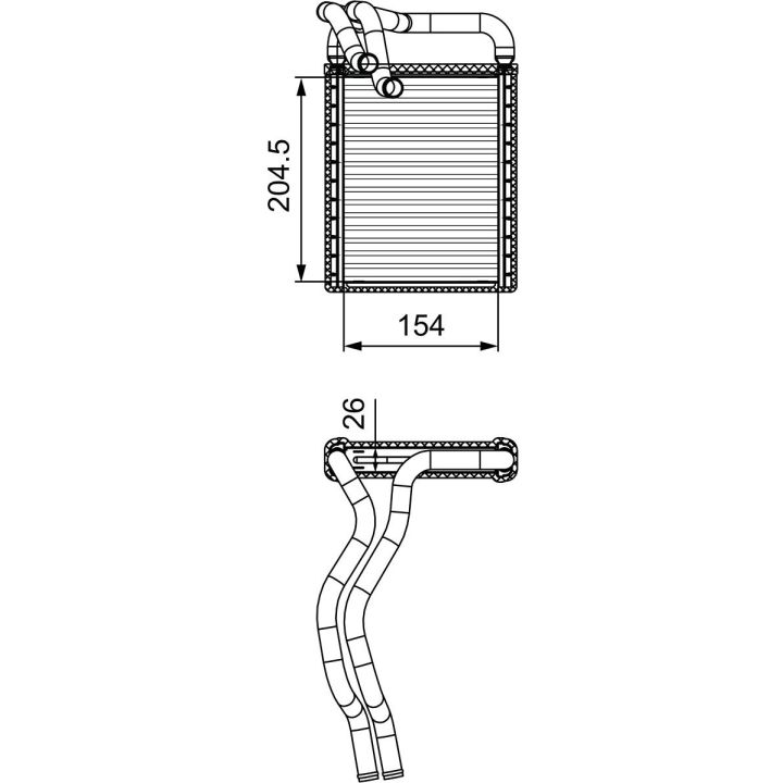 šilumokaitis, salono šildymas VALEO 812441