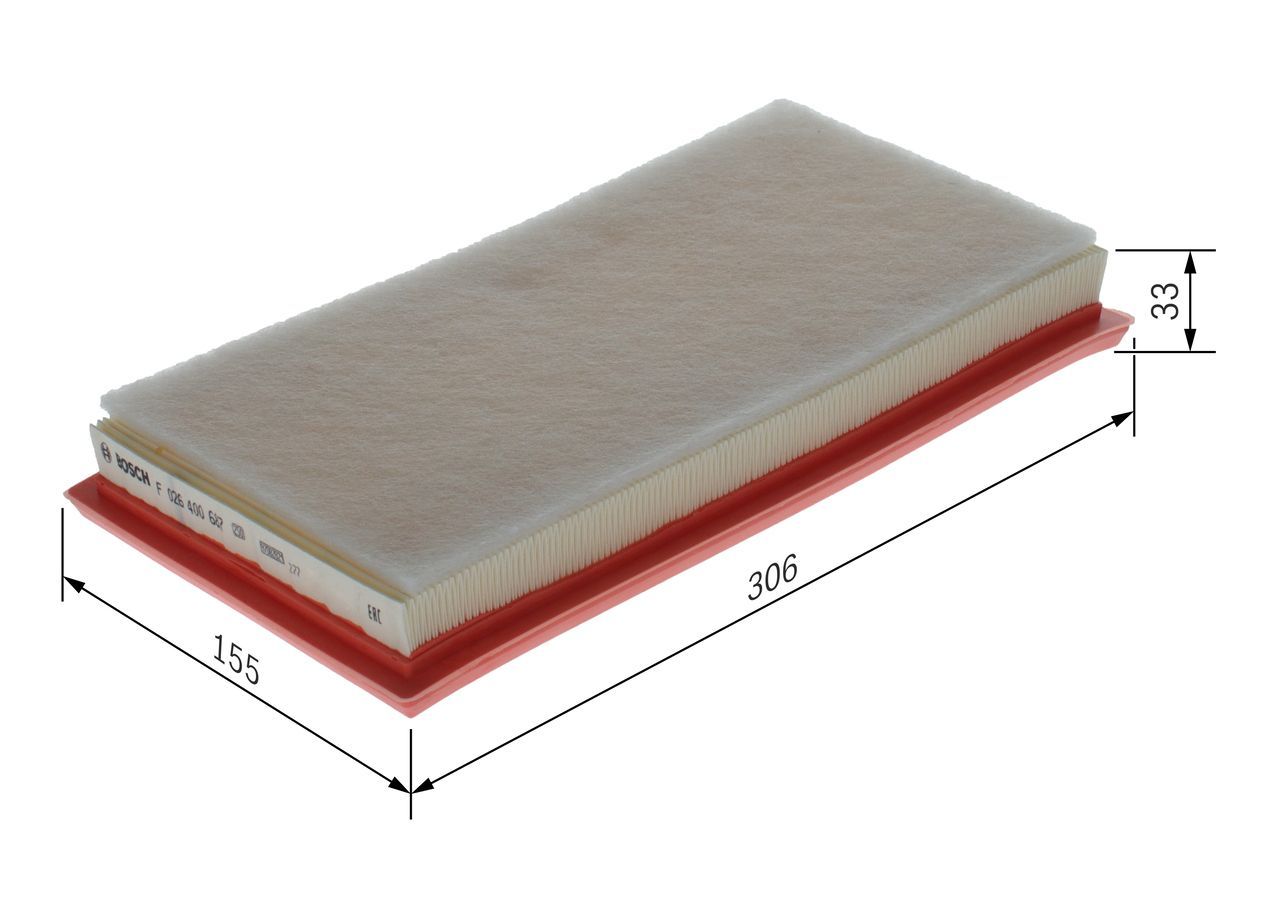 Oro filtras BOSCH F 026 400 687