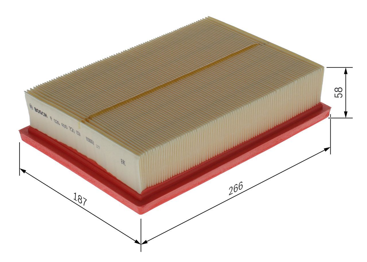 Oro filtras BOSCH F 026 400 720