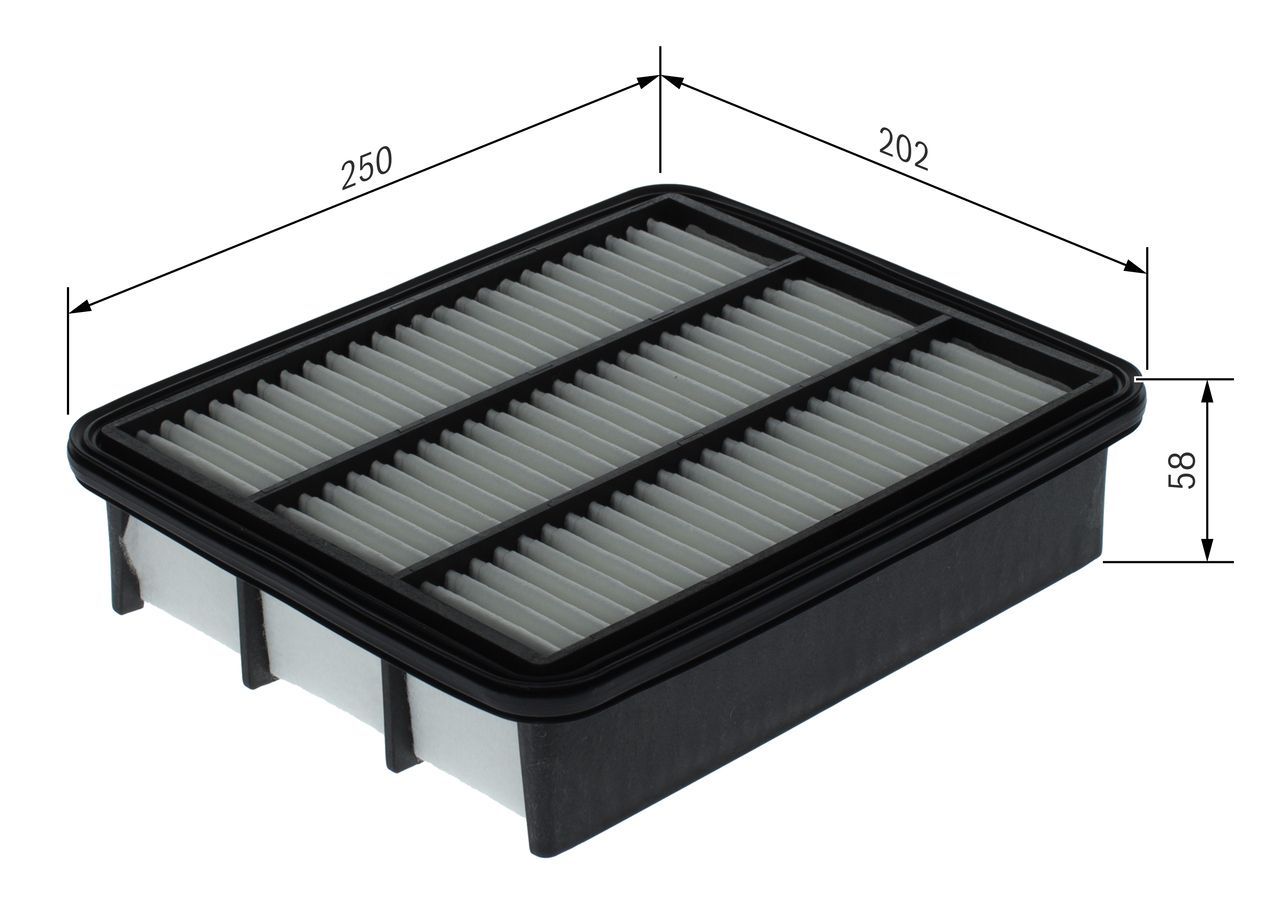 Oro filtras BOSCH F 026 400 744