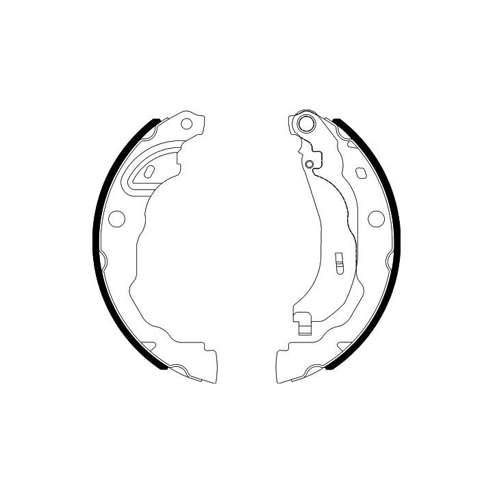 Stabdžių trinkelių komplektas MINTEX MFR784