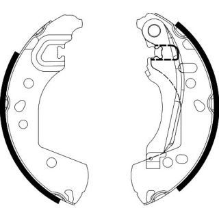 Stabdžių trinkelių komplektas MINTEX MFR785