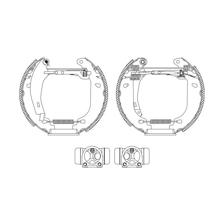 Stabdžių trinkelių komplektas MINTEX MSP310