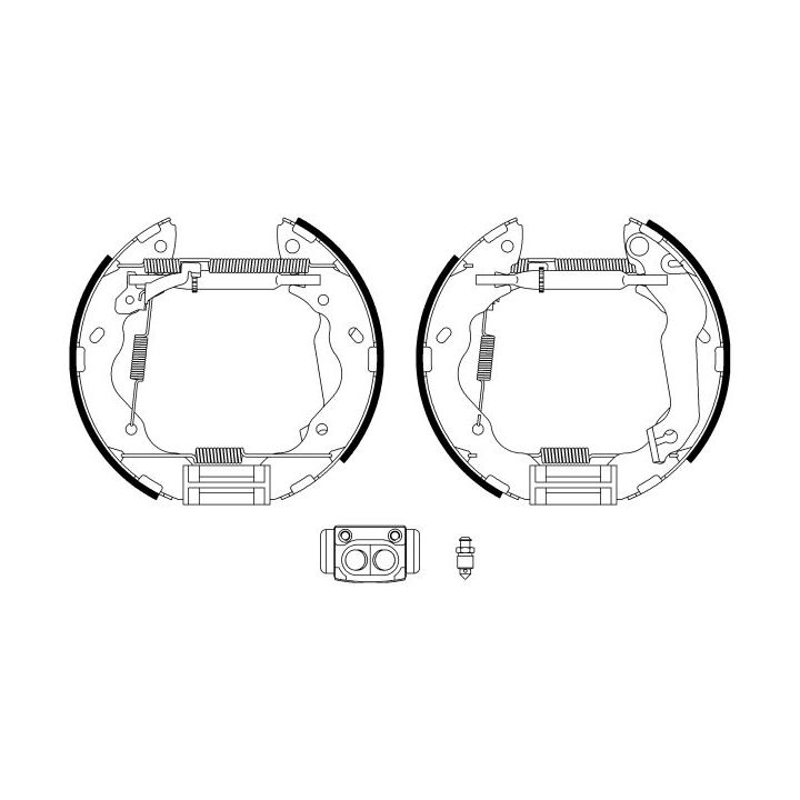 Stabdžių trinkelių komplektas MINTEX MSP320