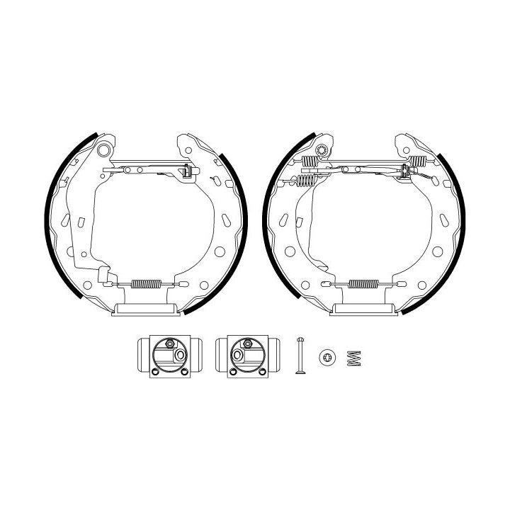 Stabdžių trinkelių komplektas MINTEX MSP332