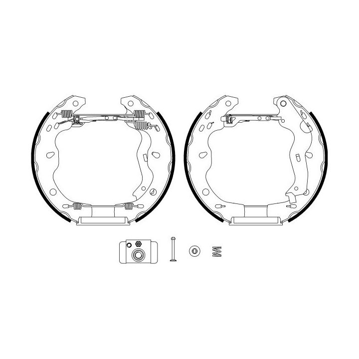 Stabdžių trinkelių komplektas MINTEX MSP334