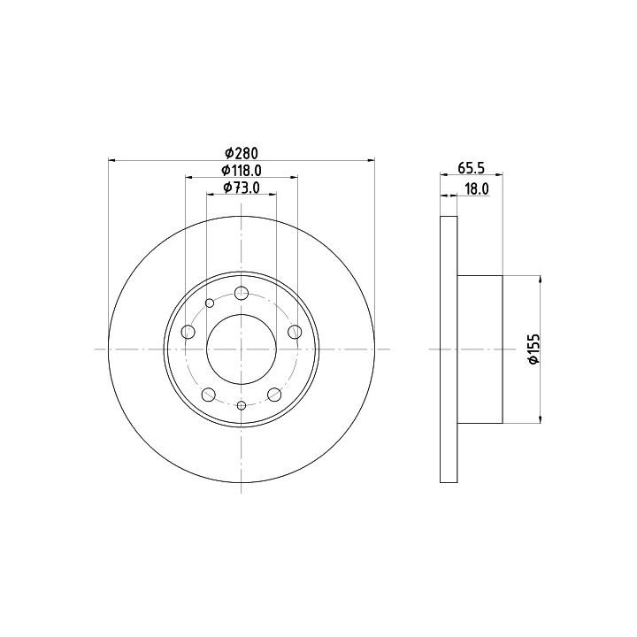 Stabdžių diskas MINTEX MDC993