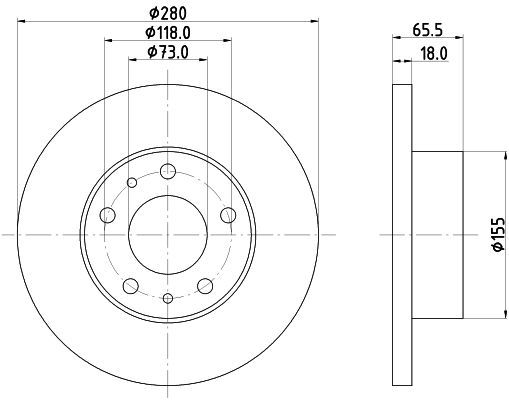 Stabdžių diskas MINTEX MDC993