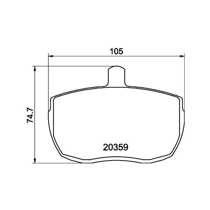Stabdžių trinkelių rinkinys, diskinis stabdys MINTEX MLB41