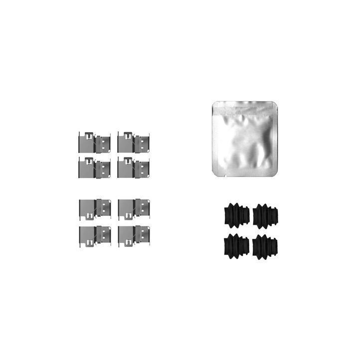 Priedų komplektas, diskinių stabdžių trinkelės MINTEX MBA0172