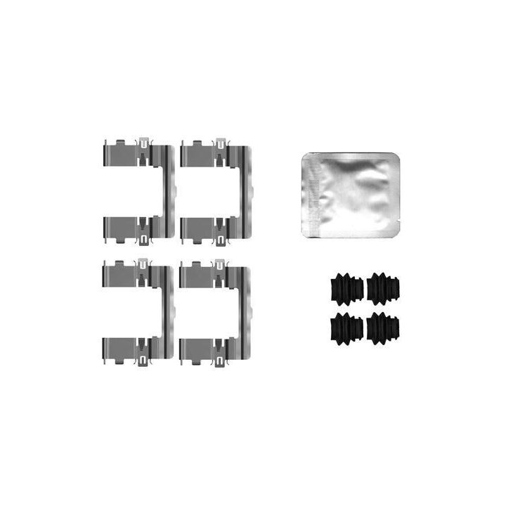 Priedų komplektas, diskinių stabdžių trinkelės MINTEX MBA0178