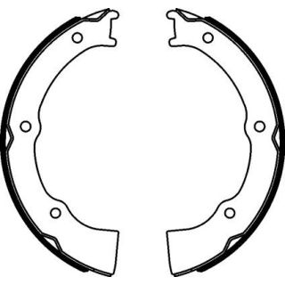 Stabdžių trinkelių komplektas, stovėjimo stabdis MINTEX MFR702