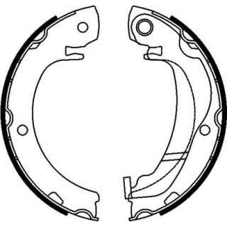 Stabdžių trinkelių komplektas, stovėjimo stabdis MINTEX MFR711