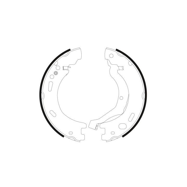 Stabdžių trinkelių komplektas, stovėjimo stabdis MINTEX MFR712