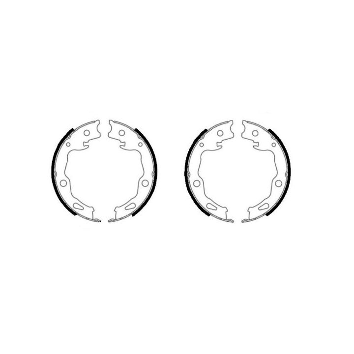 Stabdžių trinkelių komplektas, stovėjimo stabdis MINTEX MFR764