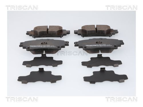 Stabdžių trinkelių rinkinys, diskinis stabdys TRISCAN 8110 13182