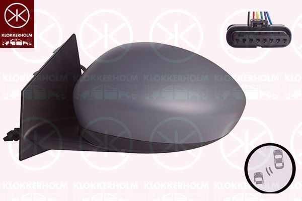 Išorinis veidrodėlis KLOKKERHOLM 20101043