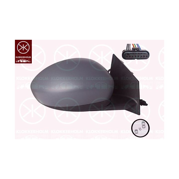 Išorinis veidrodėlis KLOKKERHOLM 20101044