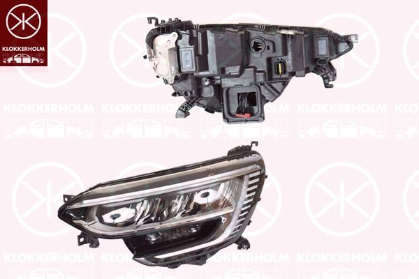 Priekinis žibintas KLOKKERHOLM 60460185A1