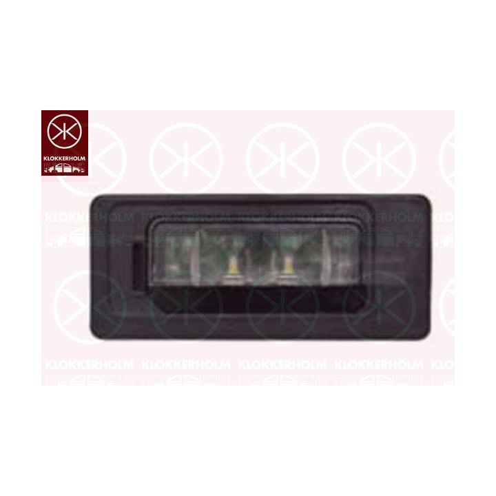 Valstybinio numerio apšvietimas KLOKKERHOLM 95310855
