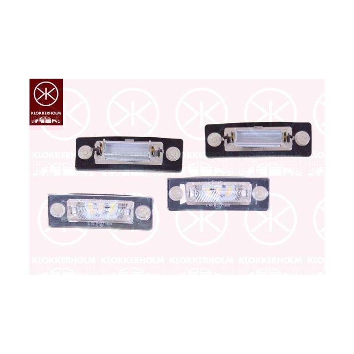 Valstybinio numerio apšvietimas KLOKKERHOLM 95390859