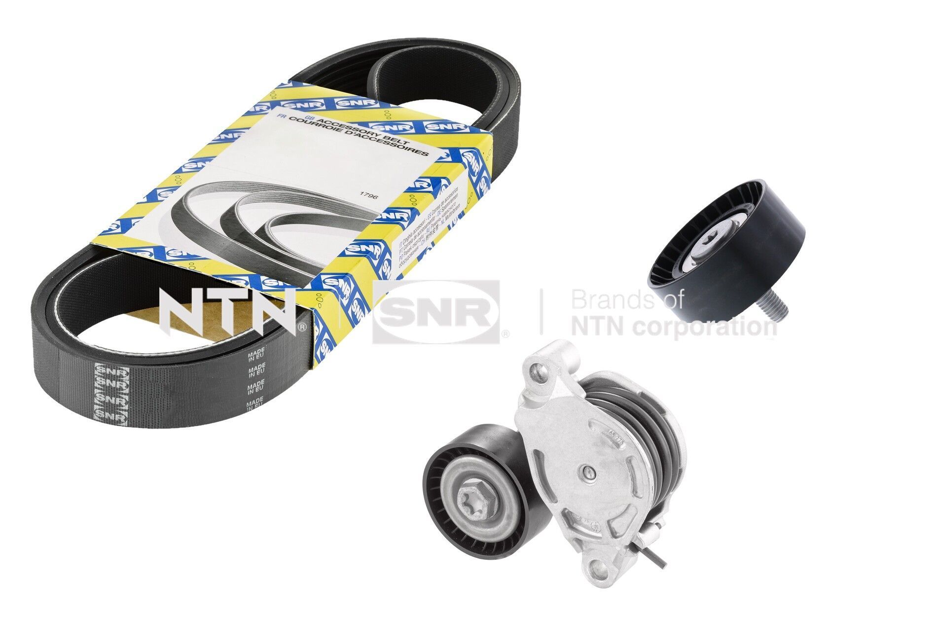 V formos rumbuotas diržas, komplektas SNR KA850.15