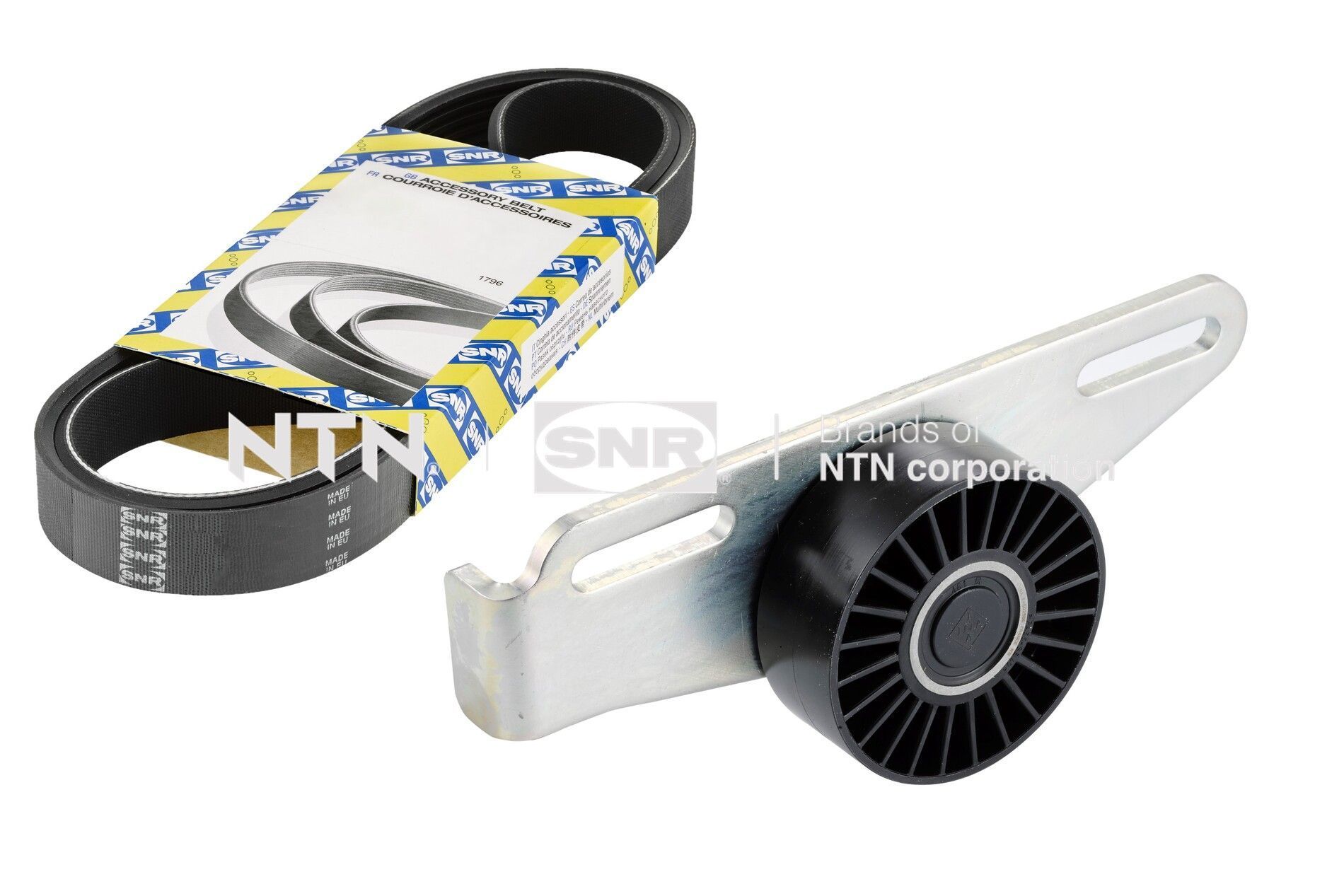 V formos rumbuotas diržas, komplektas SNR KA855.44