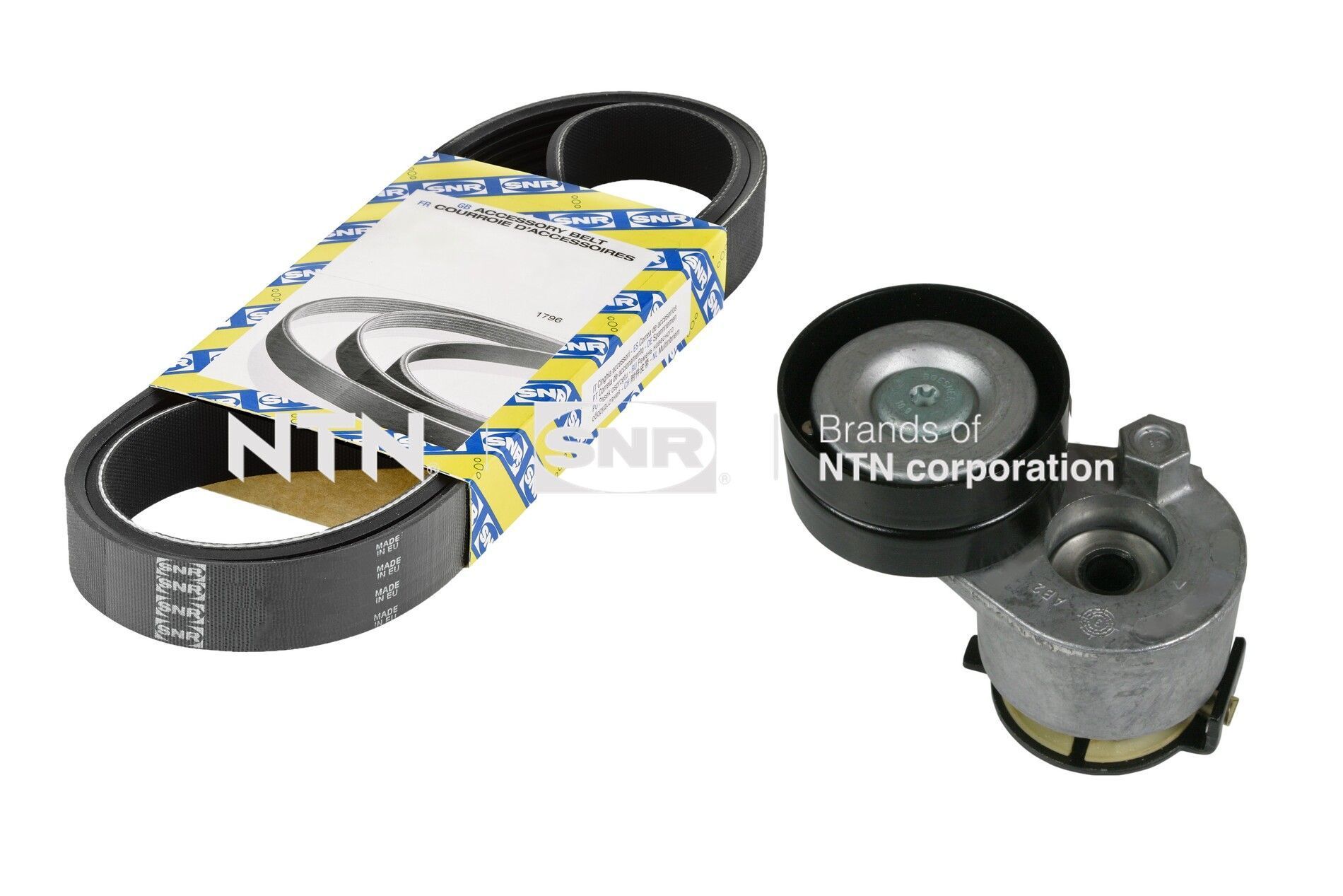 V formos rumbuotas diržas, komplektas SNR KA855.60