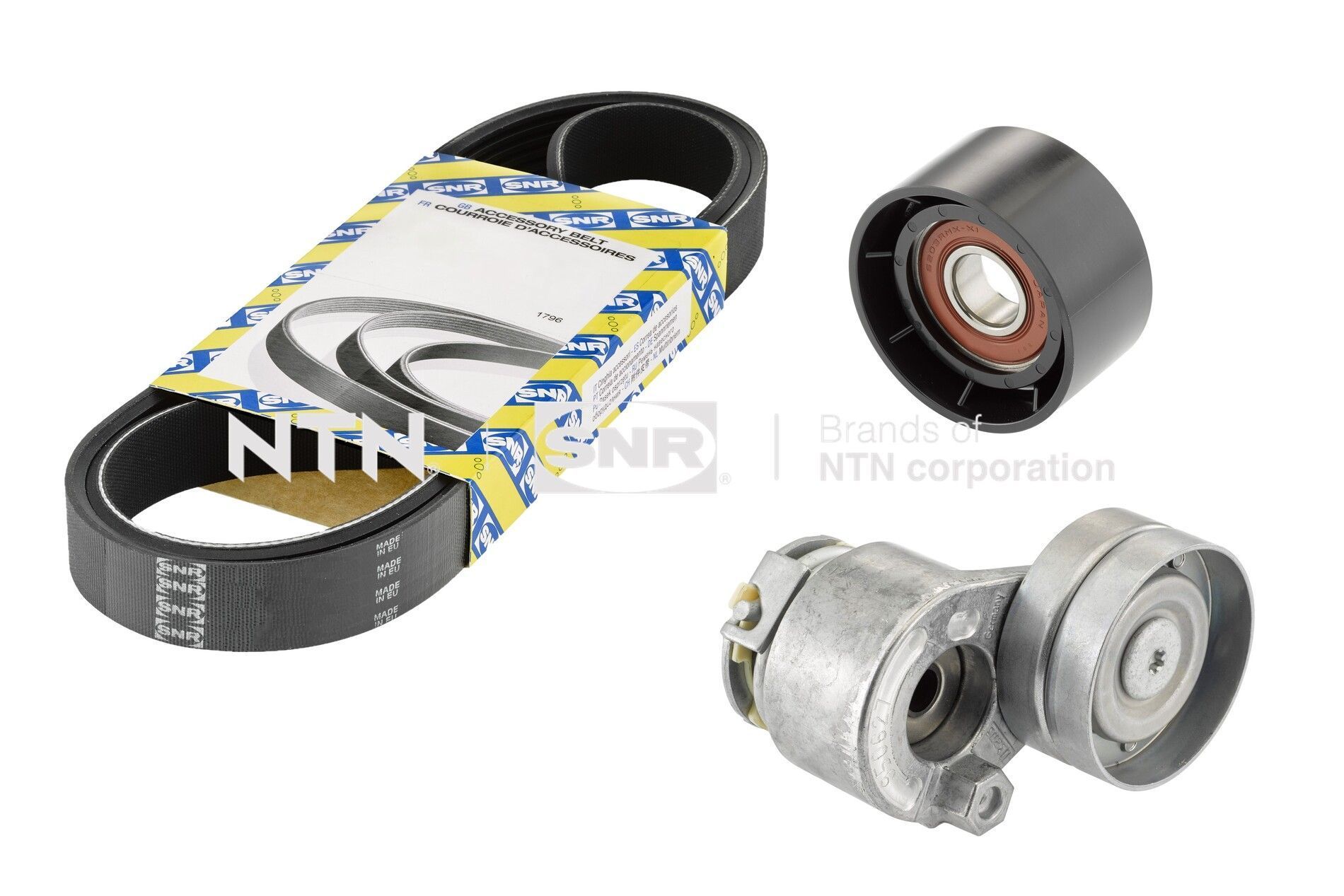 V formos rumbuotas diržas, komplektas SNR KA855.61