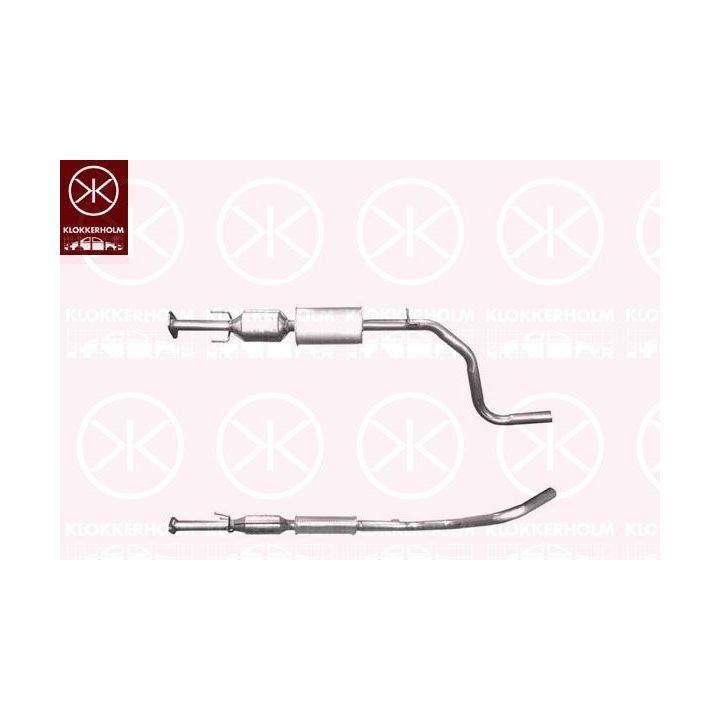 Katalizatoriaus keitiklis KLOKKERHOLM 20298601