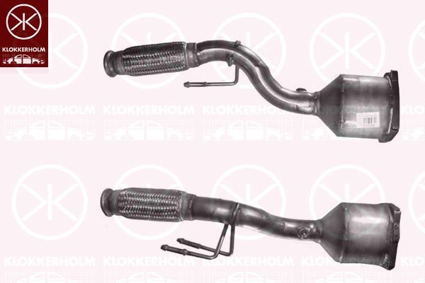 Katalizatoriaus keitiklis KLOKKERHOLM 20358600