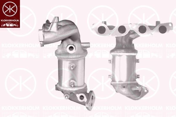 Katalizatoriaus keitiklis KLOKKERHOLM 32798601