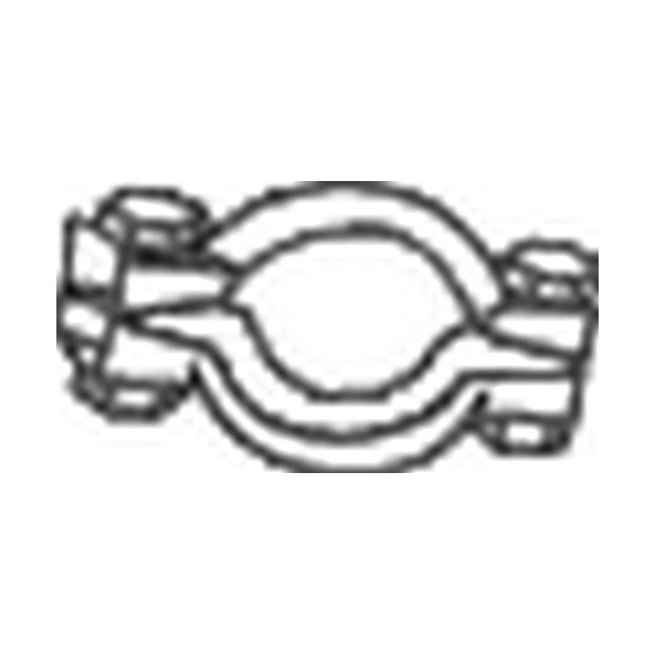 Spaustukas, išmetimo sistema KLOKKERHOLM 254-930