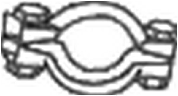 Spaustukas, išmetimo sistema KLOKKERHOLM 254-930