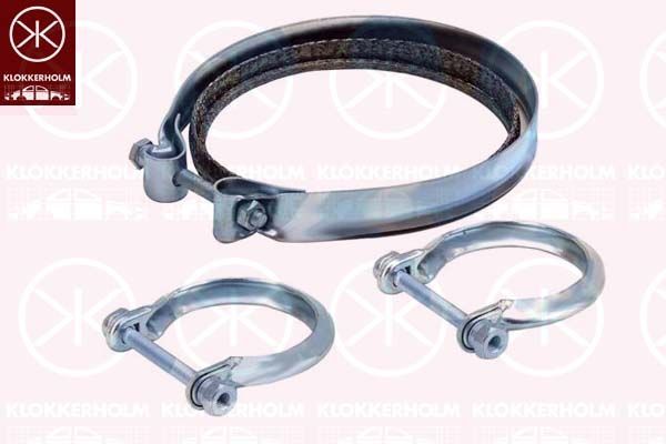 Montavimo komplektas, išmetimo sistema KLOKKERHOLM 55088603