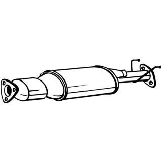 Suodžių / kietųjų dalelių filtras, išmetimo sistema KLOKKERHOLM 095-227